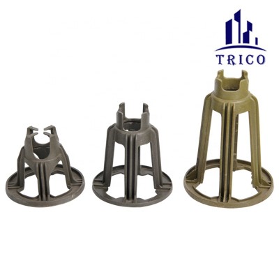 Construction Concrete Plastic Rebar Chair Spacers Clips Spacers